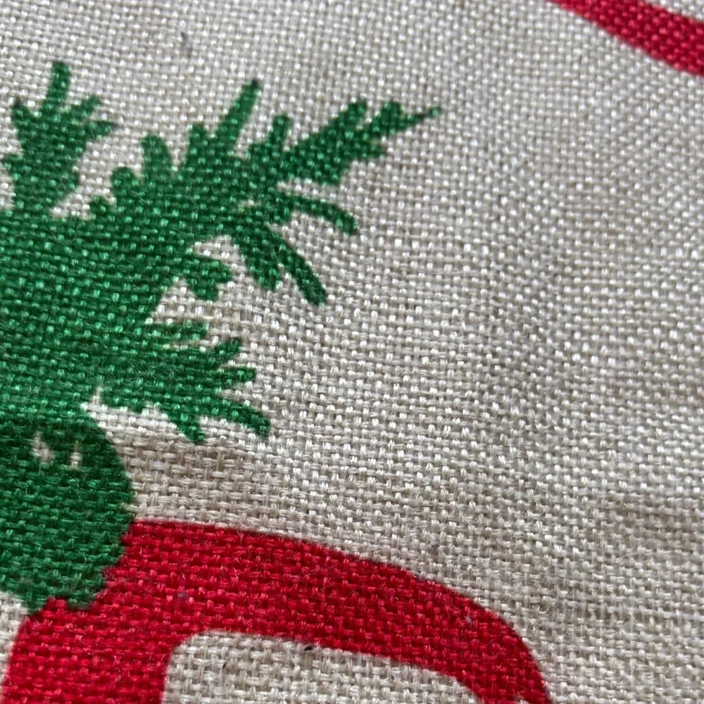 Christmas Farmhouse Throw Pillow Covers Set - Red Plaid & Cream Truck